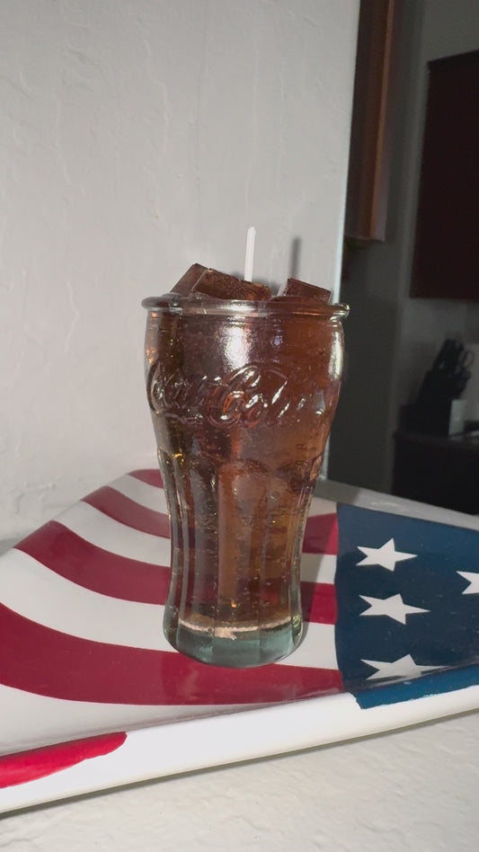 Mini Cola Glass Candle